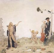 Sir William Orpen Sowing New Seed oil on canvas